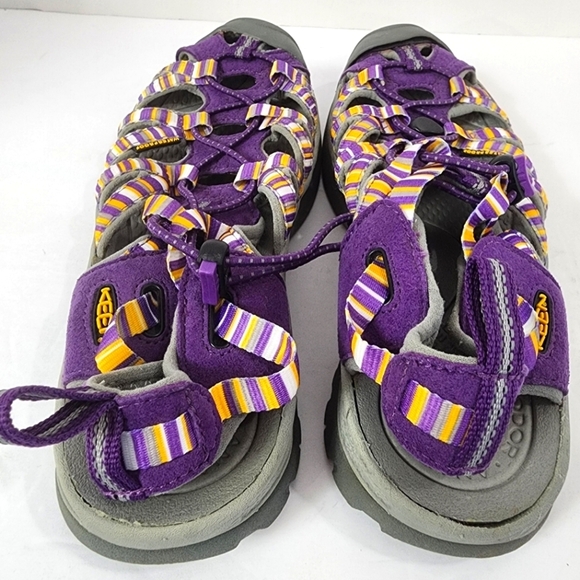 Keen Women's Purple & Orange Waterproof Strap Beach Sandals Antiodor, sz 8.5 - Picture 6 of 12